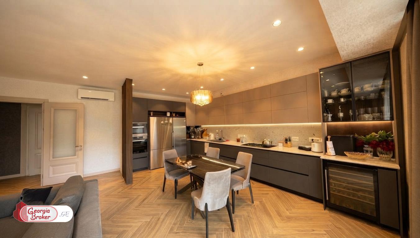 nearly repaired 5-room apartment for sale