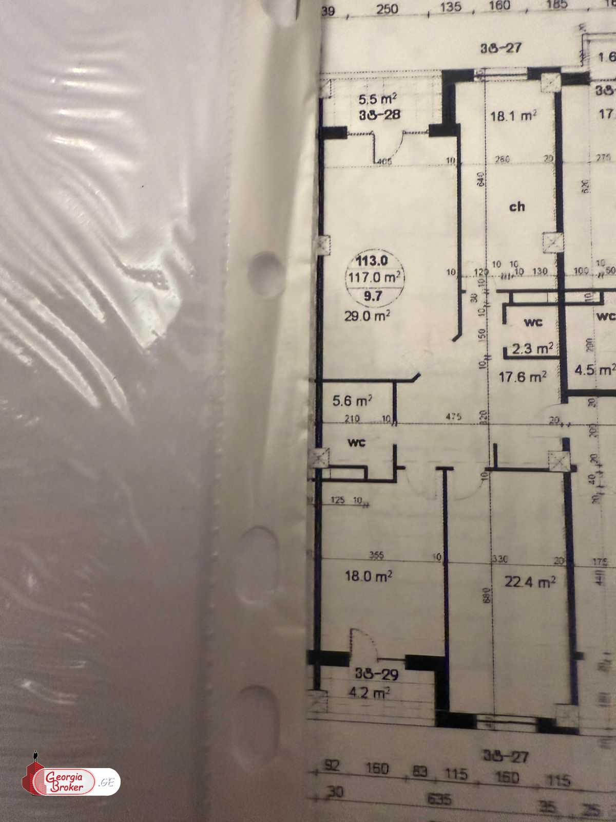 nearly repaired 4-room apartment for sale