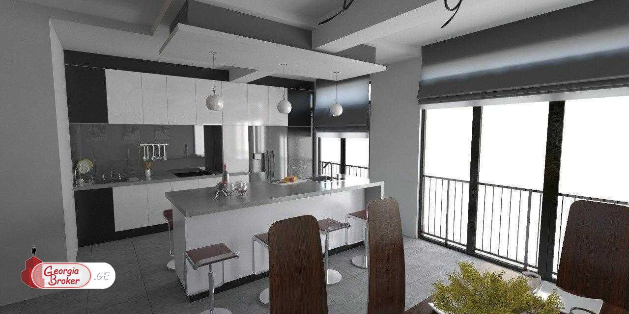 იყიდება ახალი აშენებული 4 ოთახიანი ბინა