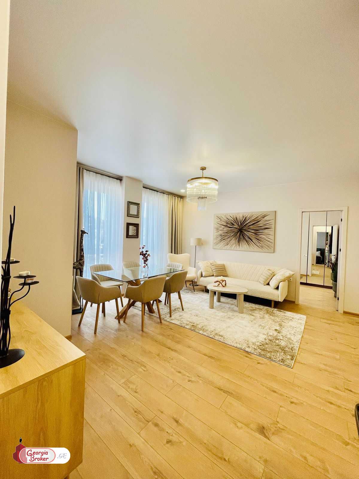 nearly repaired 3-room apartment for sale