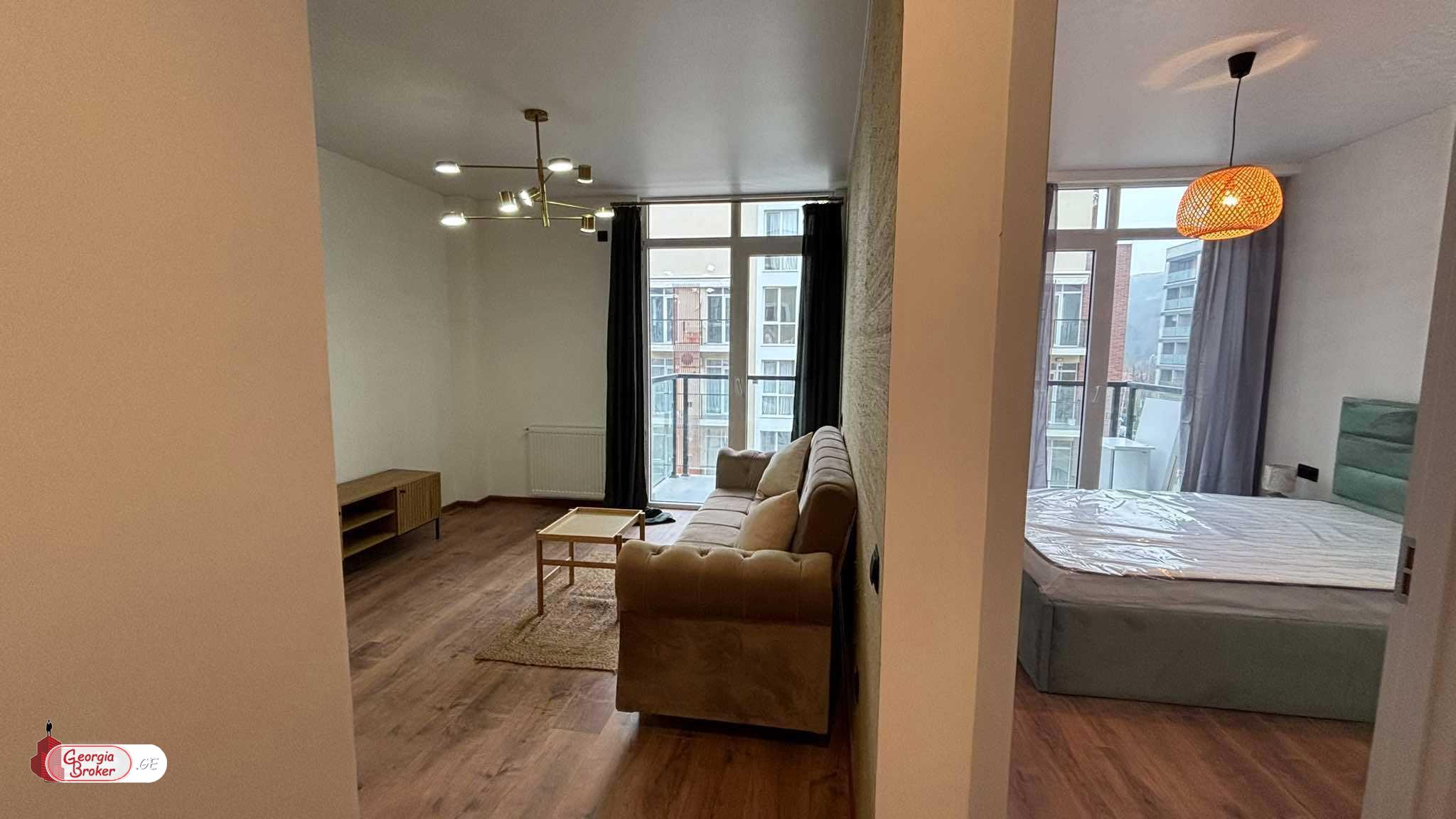 nearly repaired 2-room apartment for sale