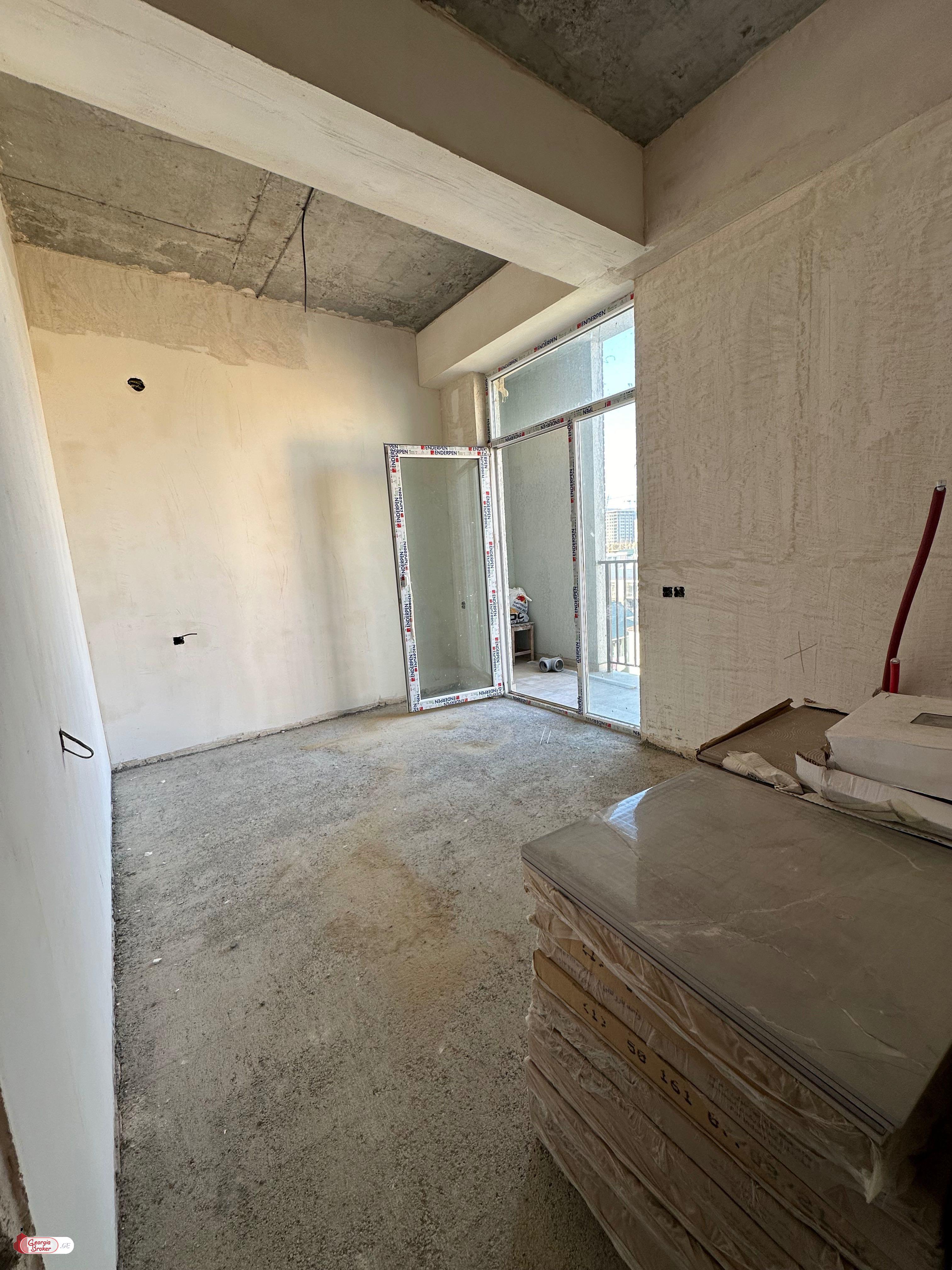 nearly repaired 3-room apartment for sale