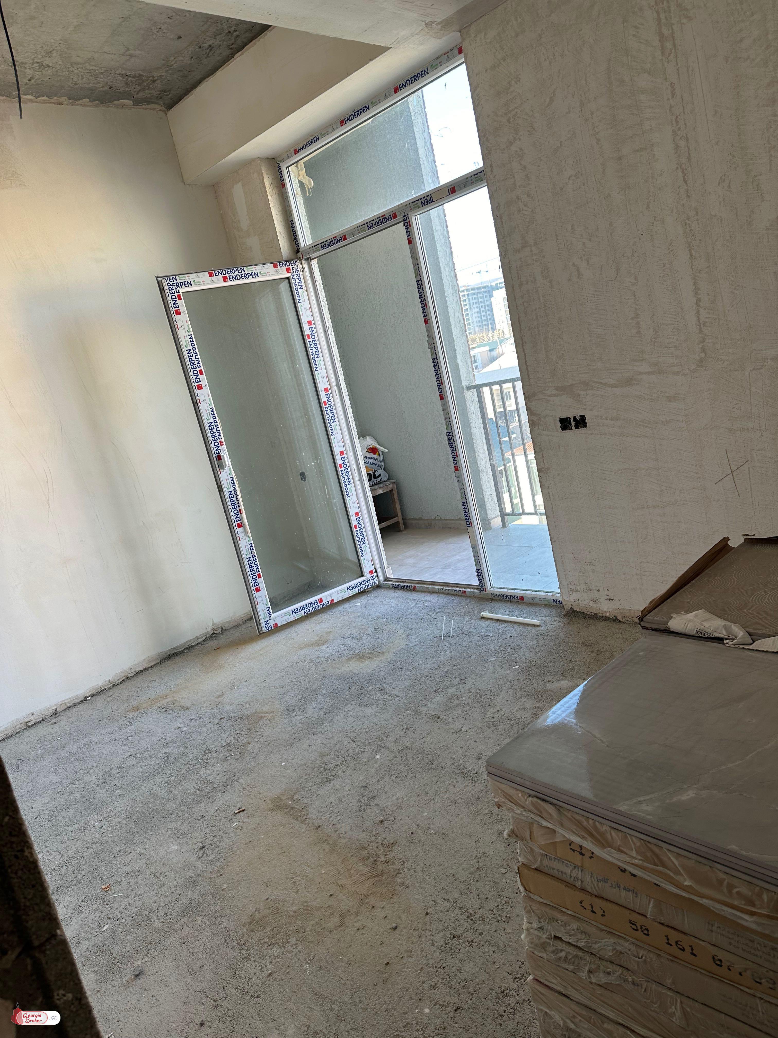 nearly repaired 3-room apartment for sale