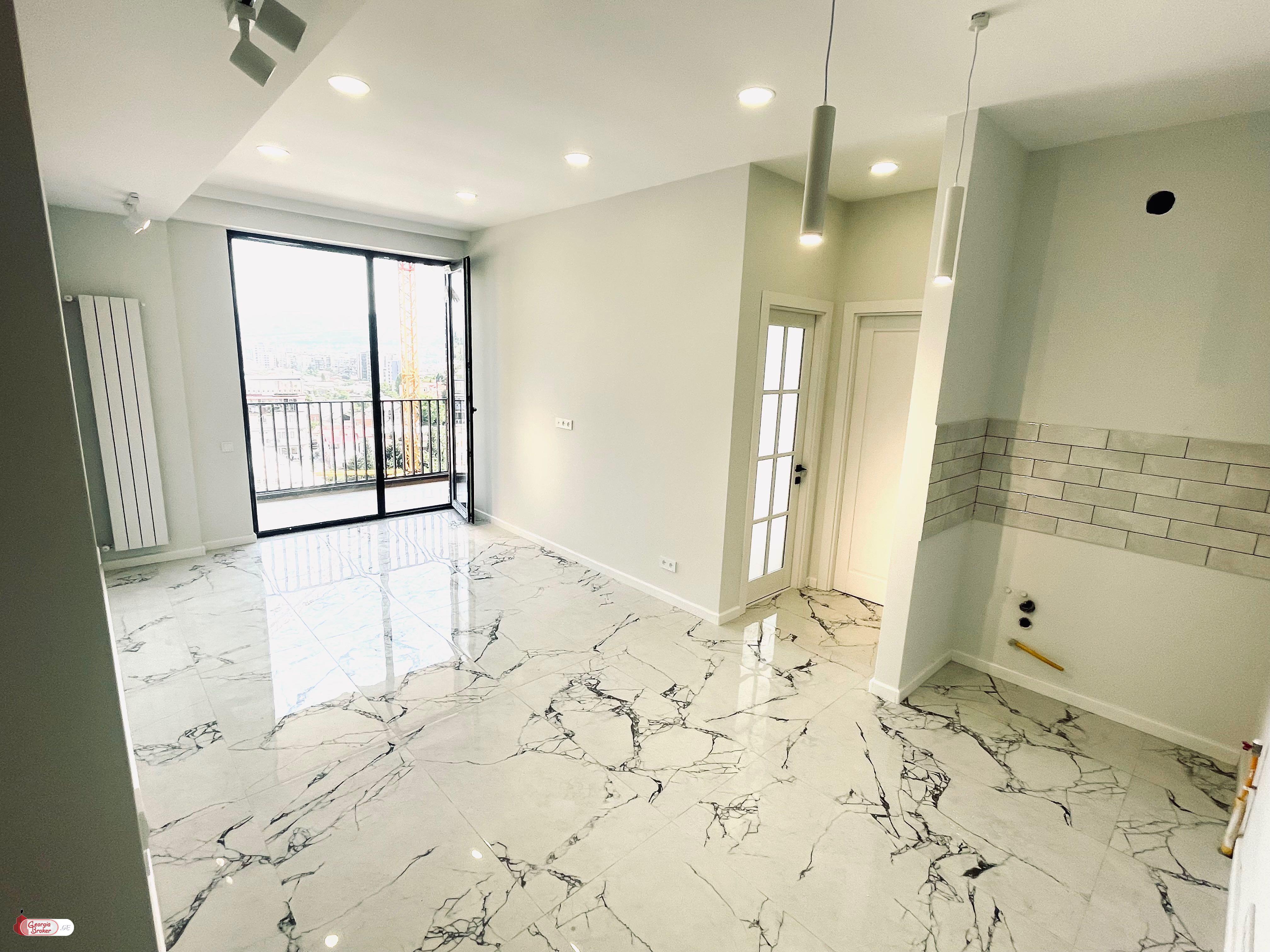 nearly repaired 2-room apartment for sale