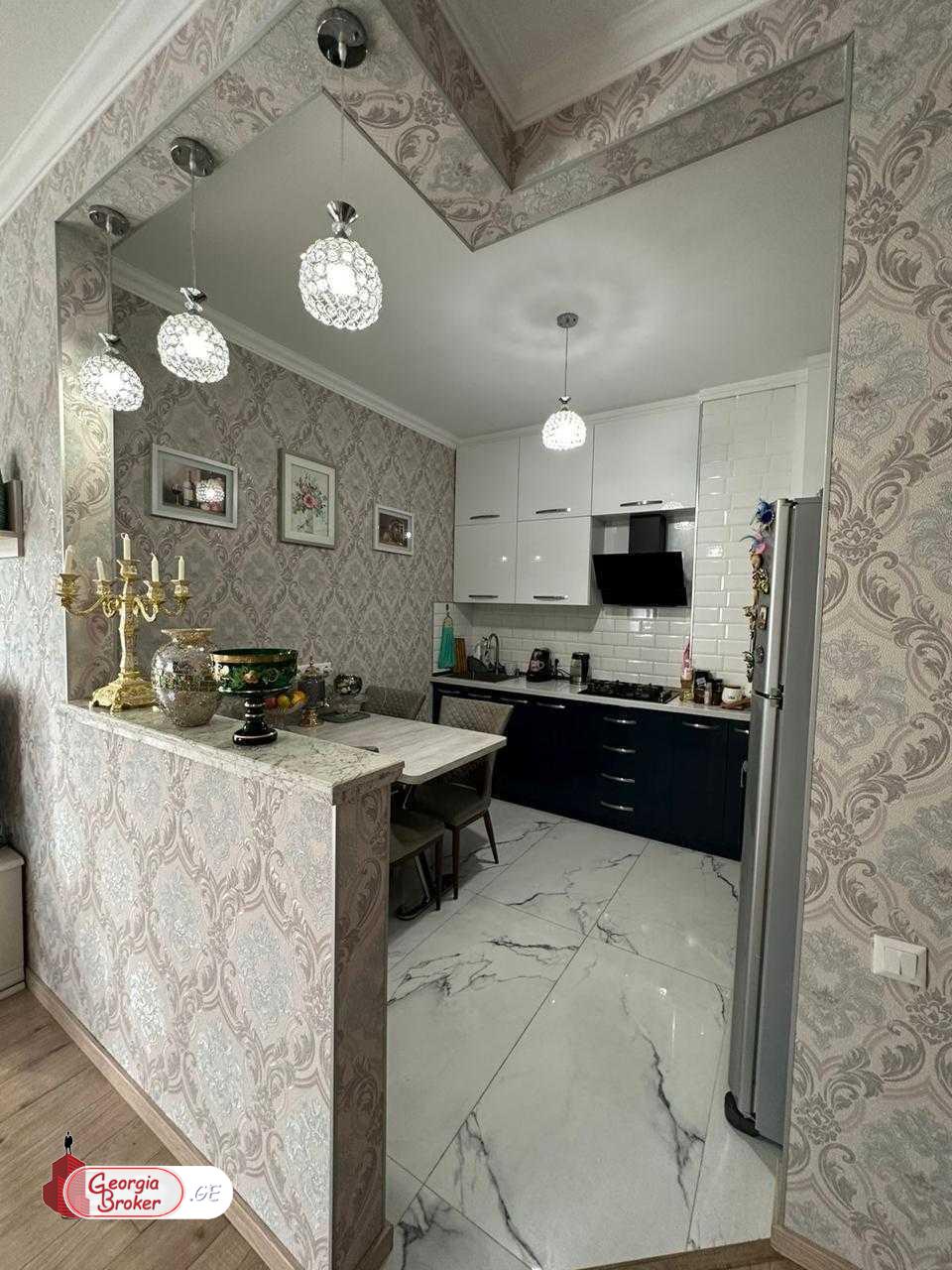 nearly repaired 3-room apartment for sale