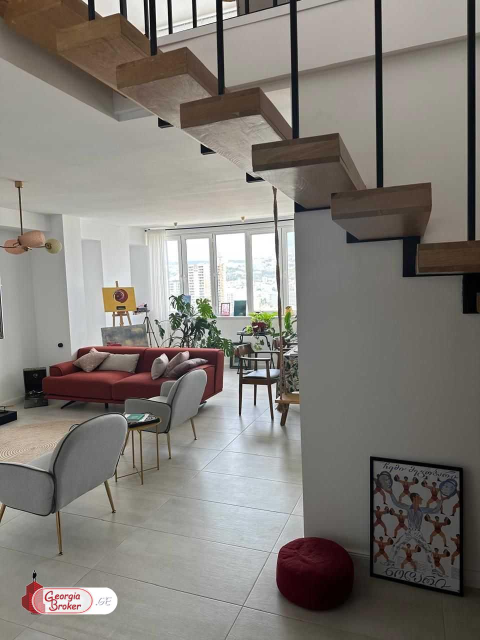 nearly repaired 4-room apartment for sale