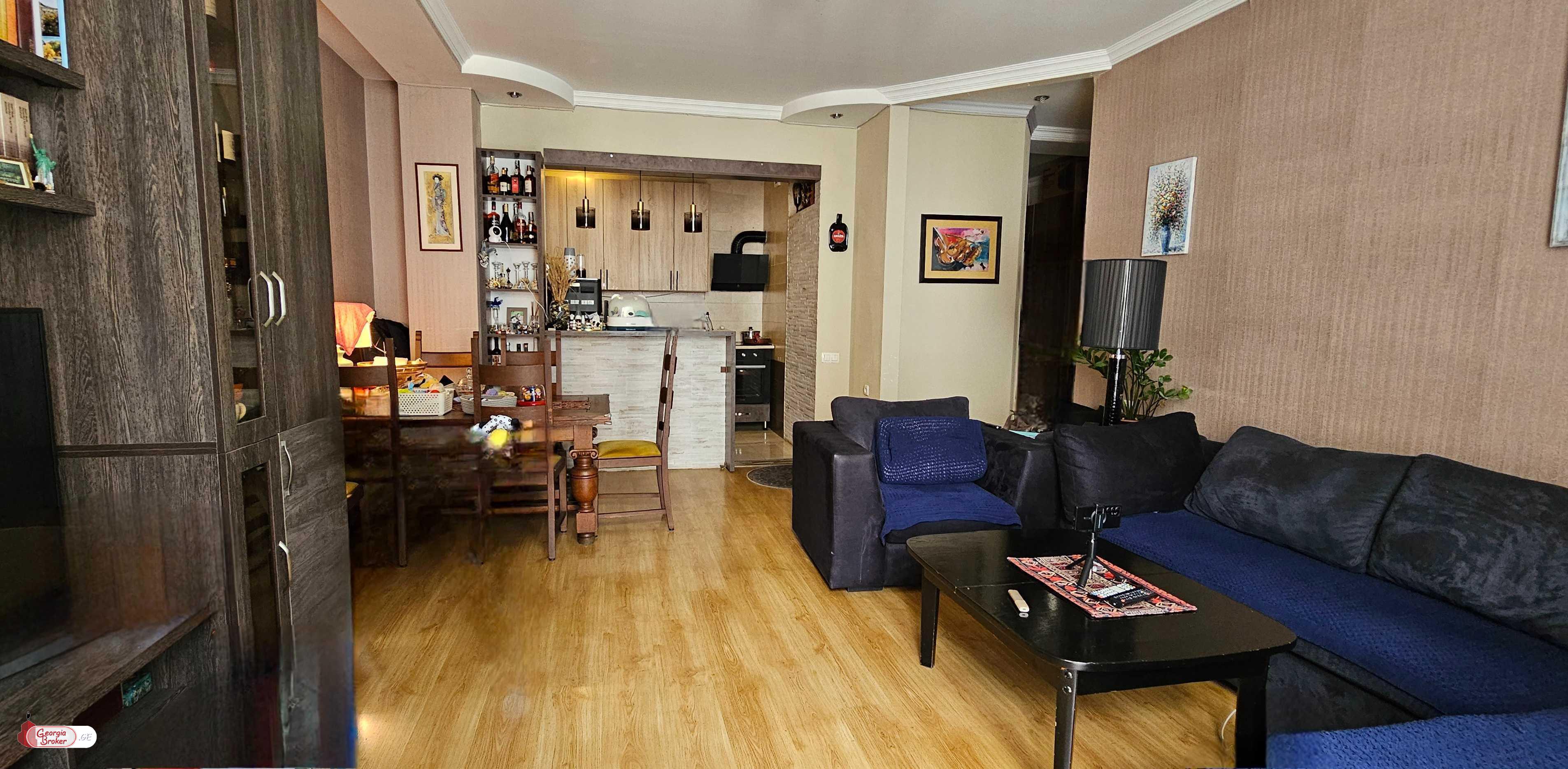 nearly repaired 3-room apartment for sale