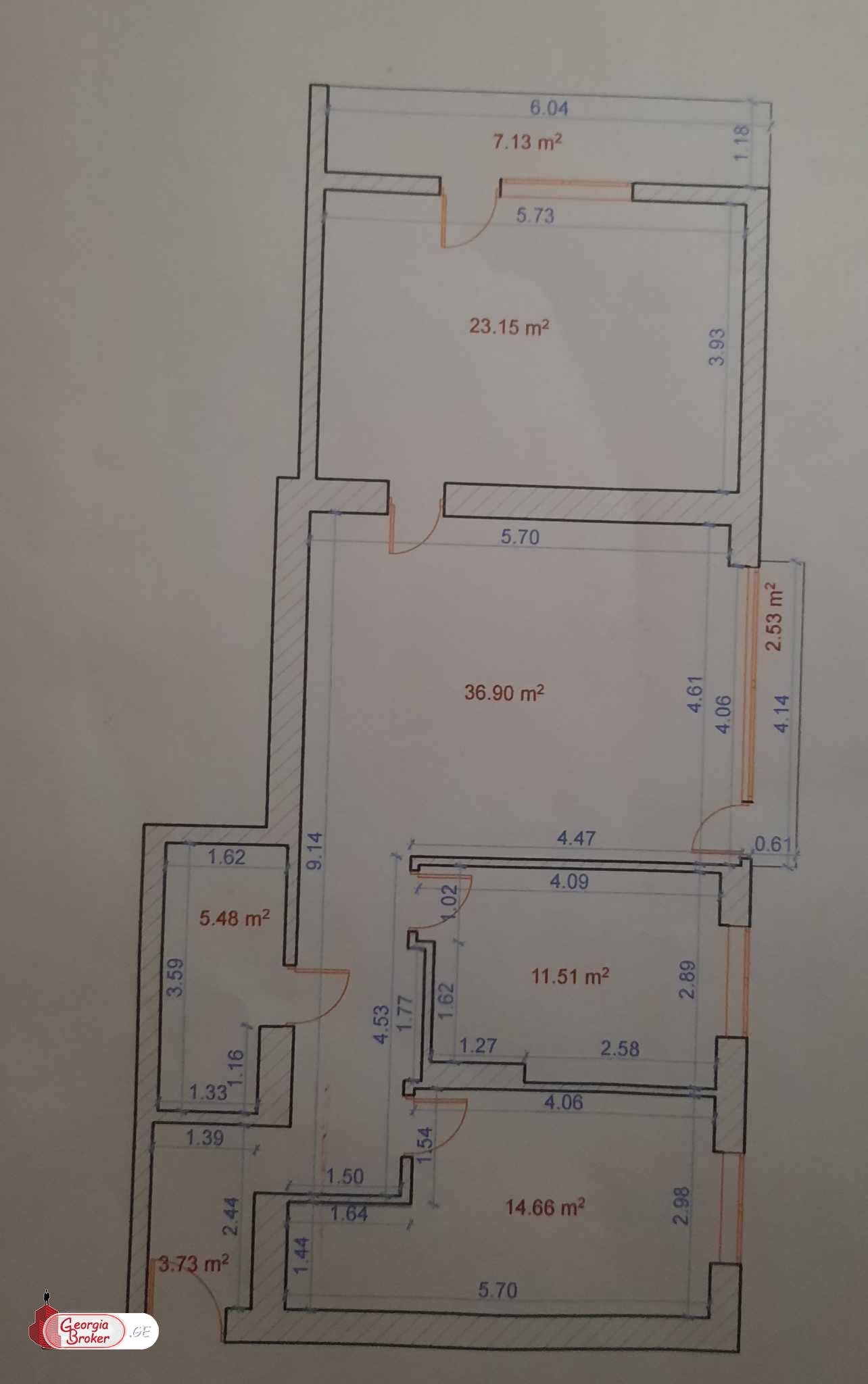 продается квартира с новым ремонтом 3-комнаты