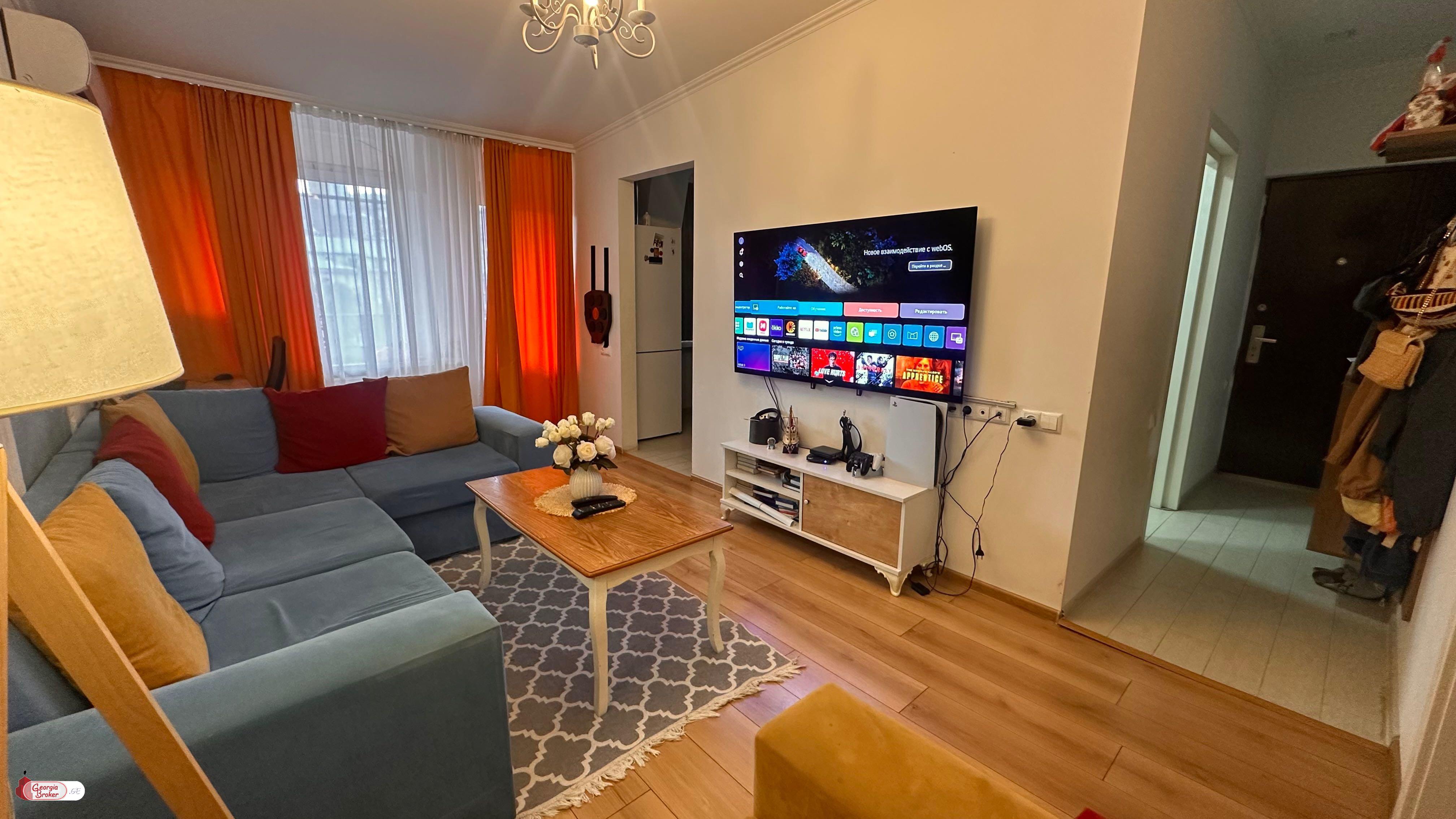 продается квартира с новым ремонтом 2-комнаты