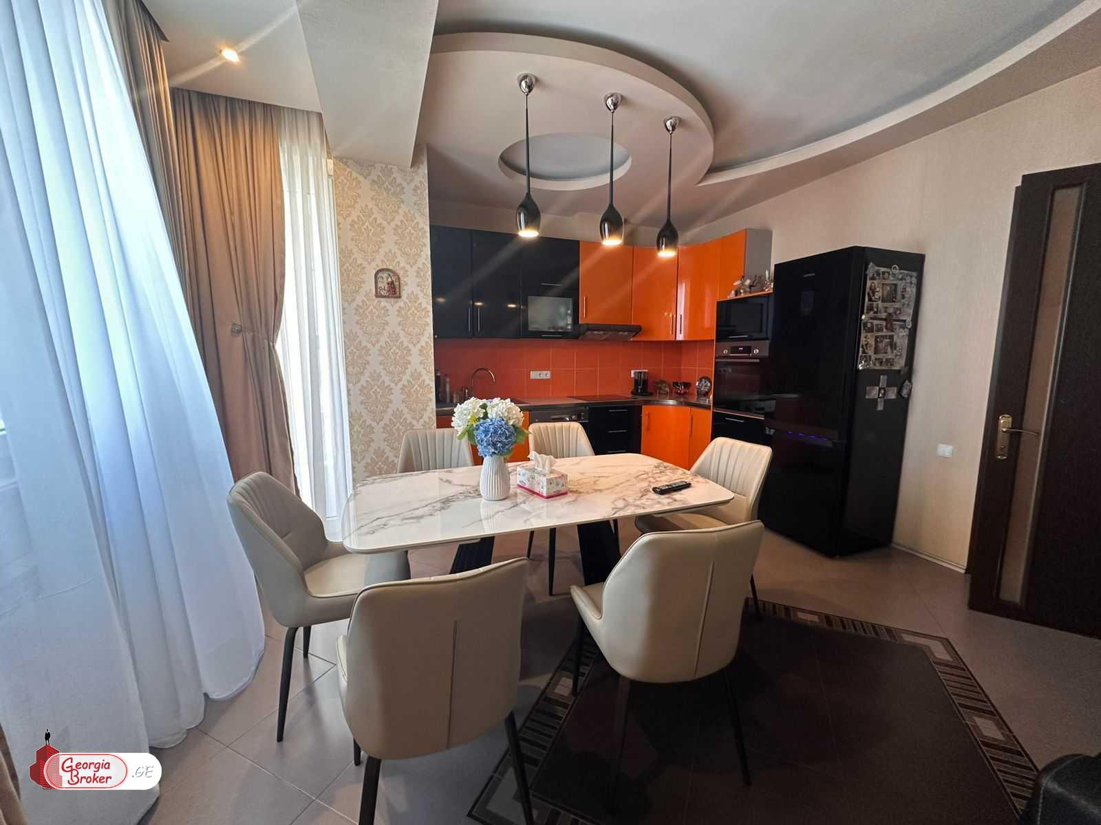 nearly repaired 5-room apartment for sale