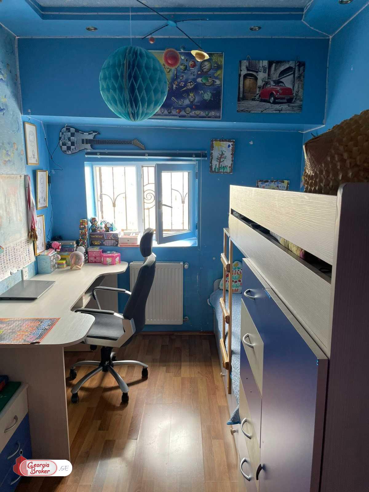 nearly repaired 3-room apartment for sale