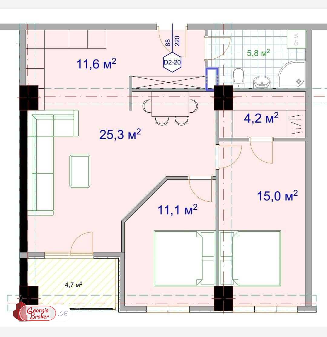 продается квартира новостройка 3-комнаты