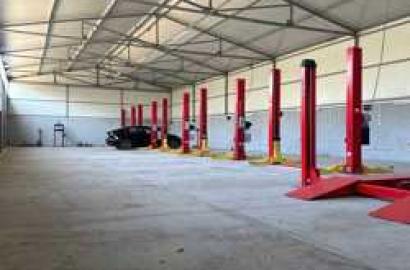 nearly repaired warehouse space for rent