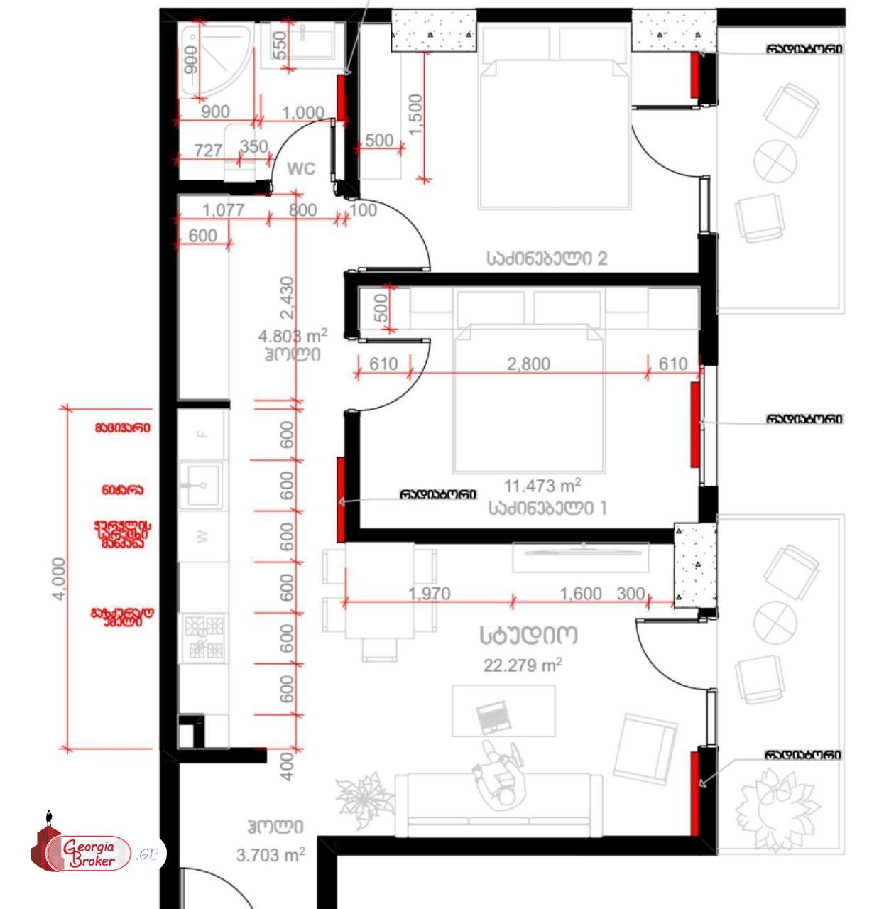 продается квартира новостройка 3-комнаты