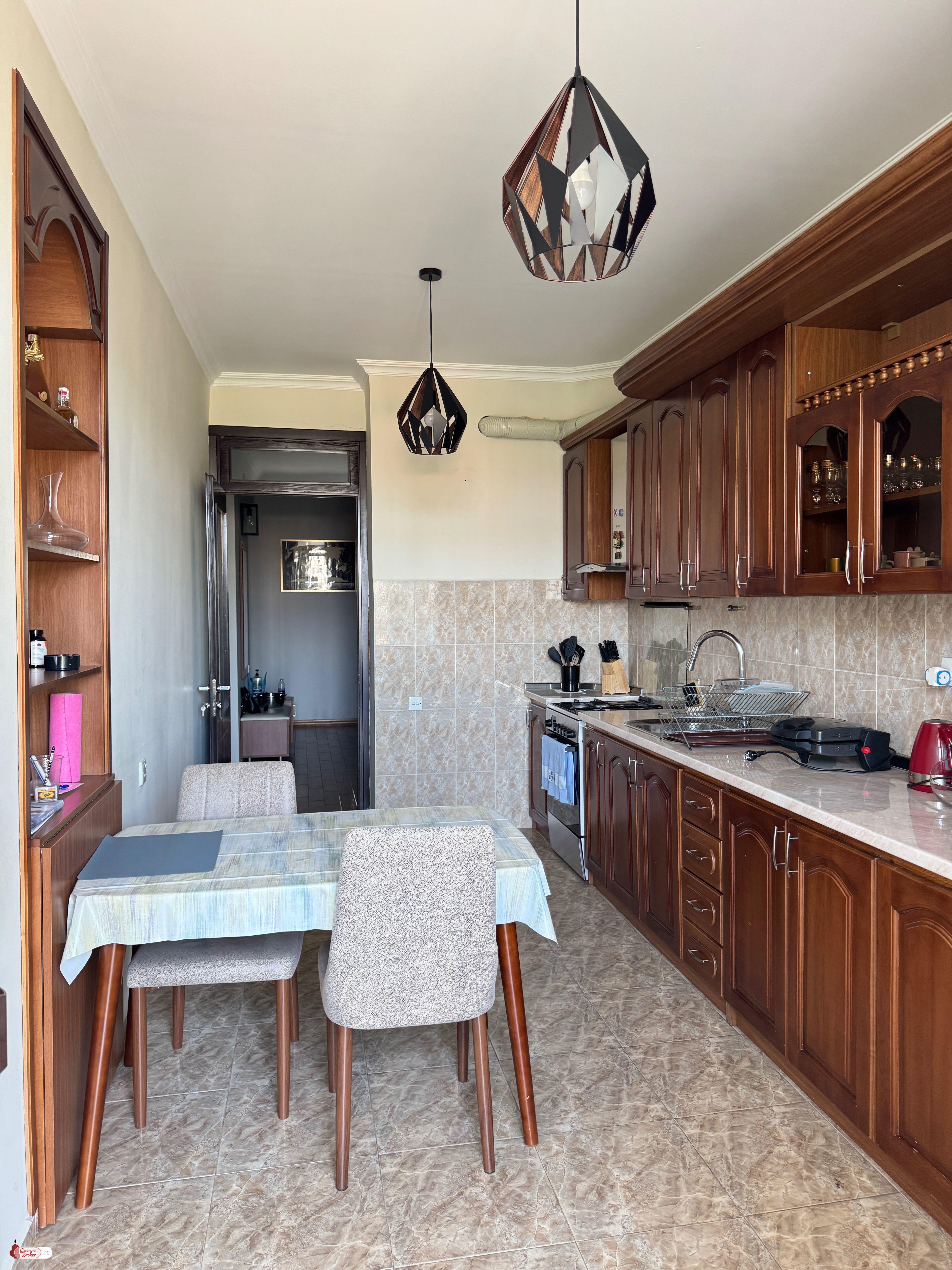 nearly repaired 5-room apartment for sale