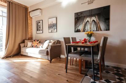 nearly repaired 2-room apartment for sale