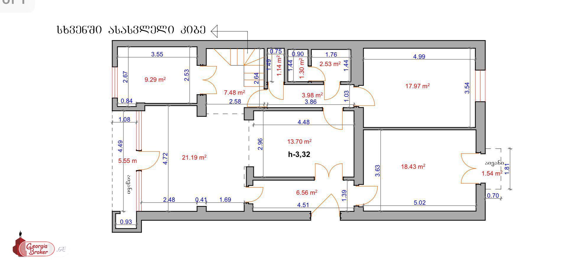 იყიდება ძველი გარემონტებული 8 ოთახიანი ბინა
