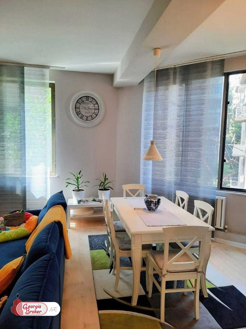 nearly repaired 5-room apartment for sale