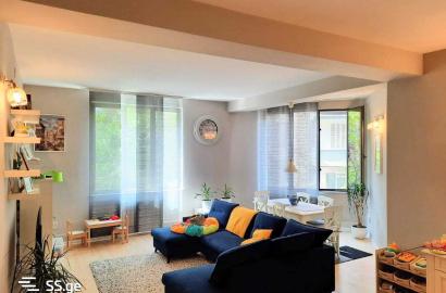 nearly repaired 5-room apartment for sale