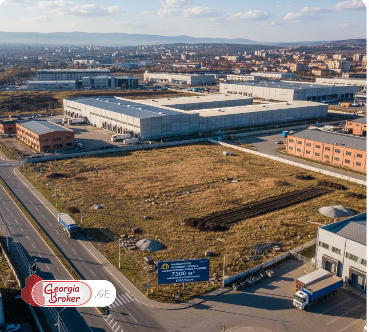 იყიდება არა სასოფლო მიწის ნაკვეთი სამრეწველო