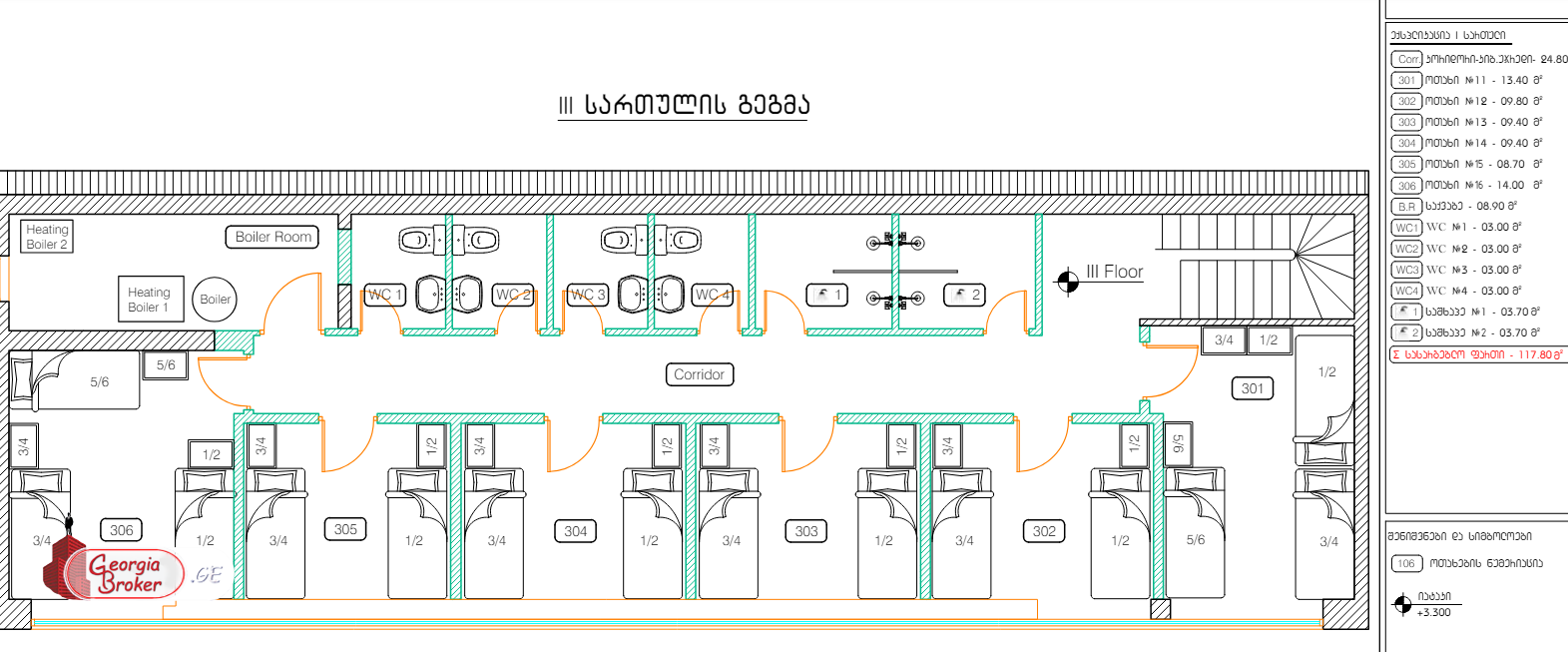 nearly repaired 11-room hotel for sale