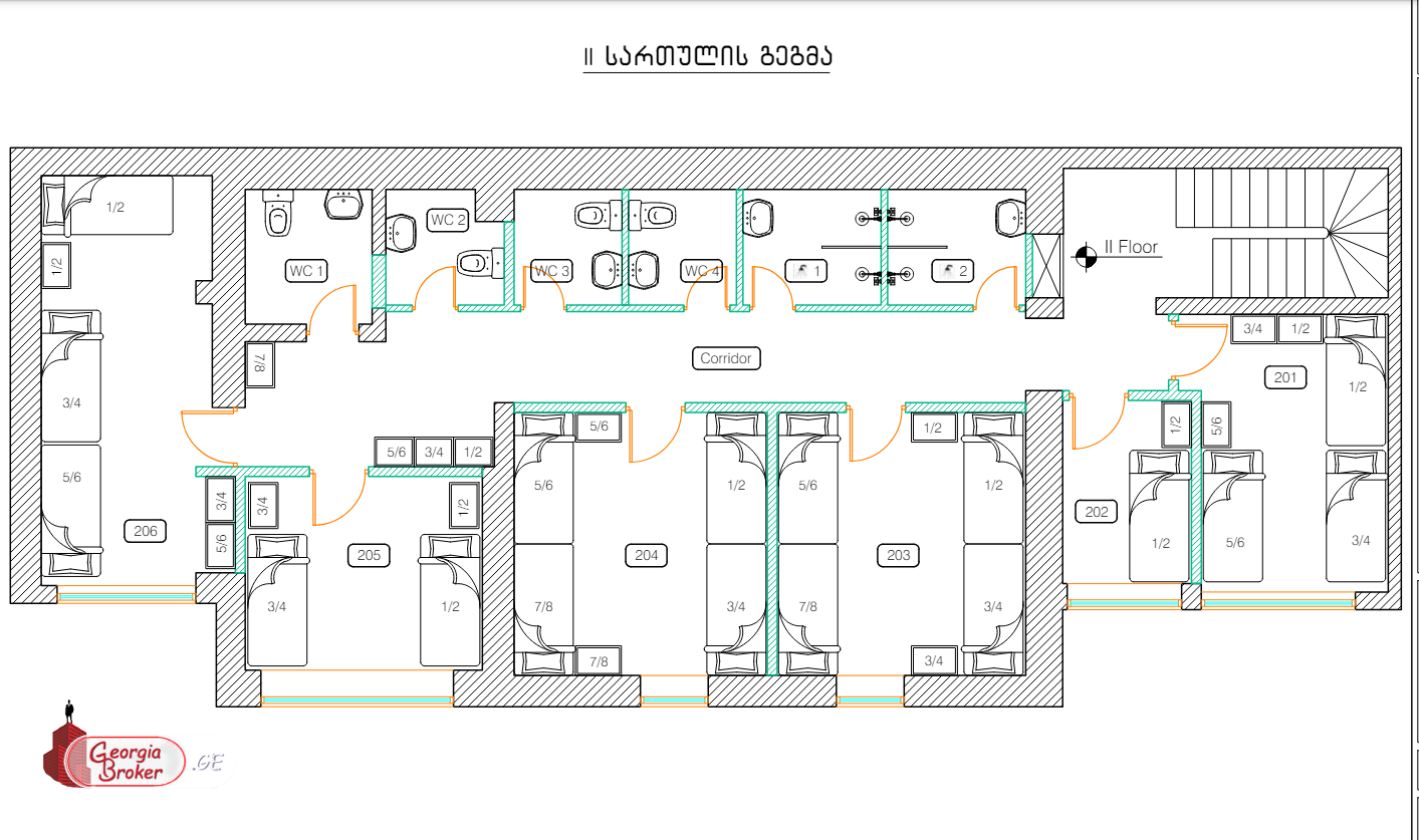 nearly repaired 11-room hotel for sale