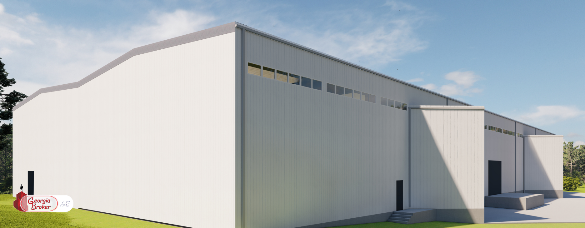 იყიდება არა სასოფლო მიწის ნაკვეთი საწყობის პროექტით