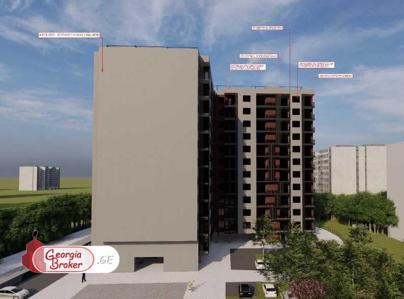 nearly repaired 3-room apartment for sale