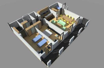 продается квартира с новым ремонтом 4-комнаты