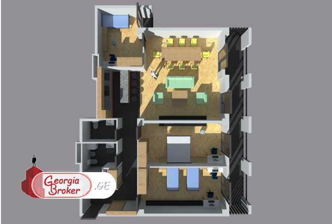 продается квартира с новым ремонтом 4-комнаты