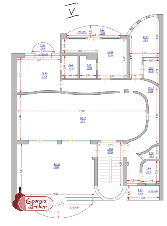 в аренду офис с новым ремонтом 22-комнат