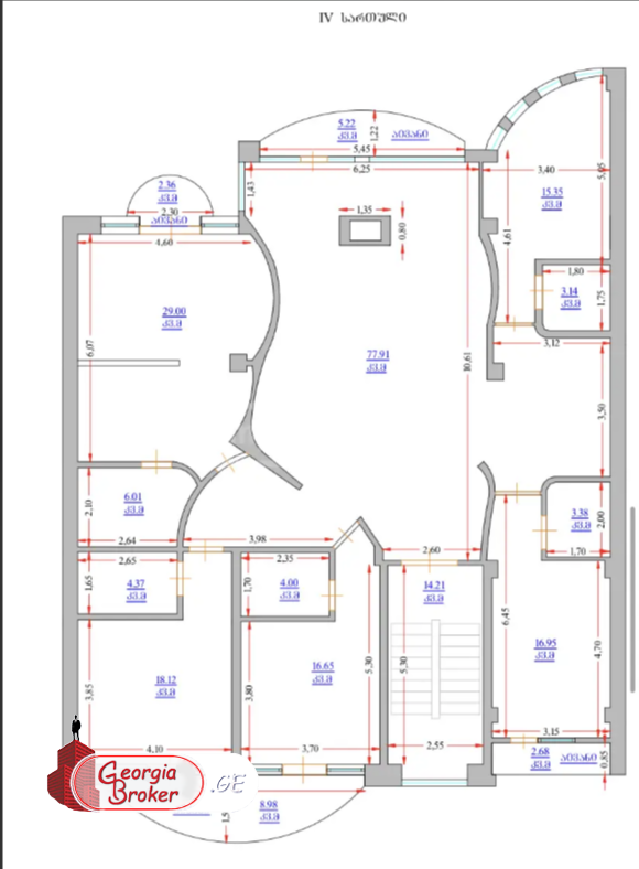 в аренду офис с новым ремонтом 22-комнат