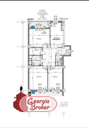იყიდება ახალი გარემონტებული 5 ოთახიანი ბინა