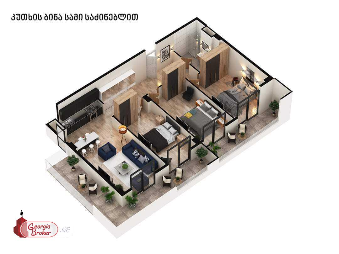 продается квартира новостройка 4-комнаты