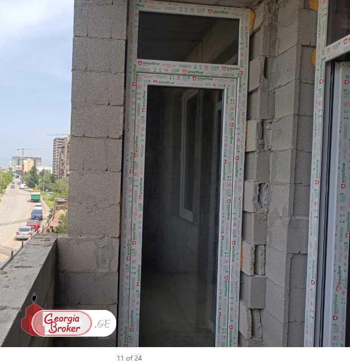 იყიდება ახალი აშენებული 2 ოთახიანი ბინა