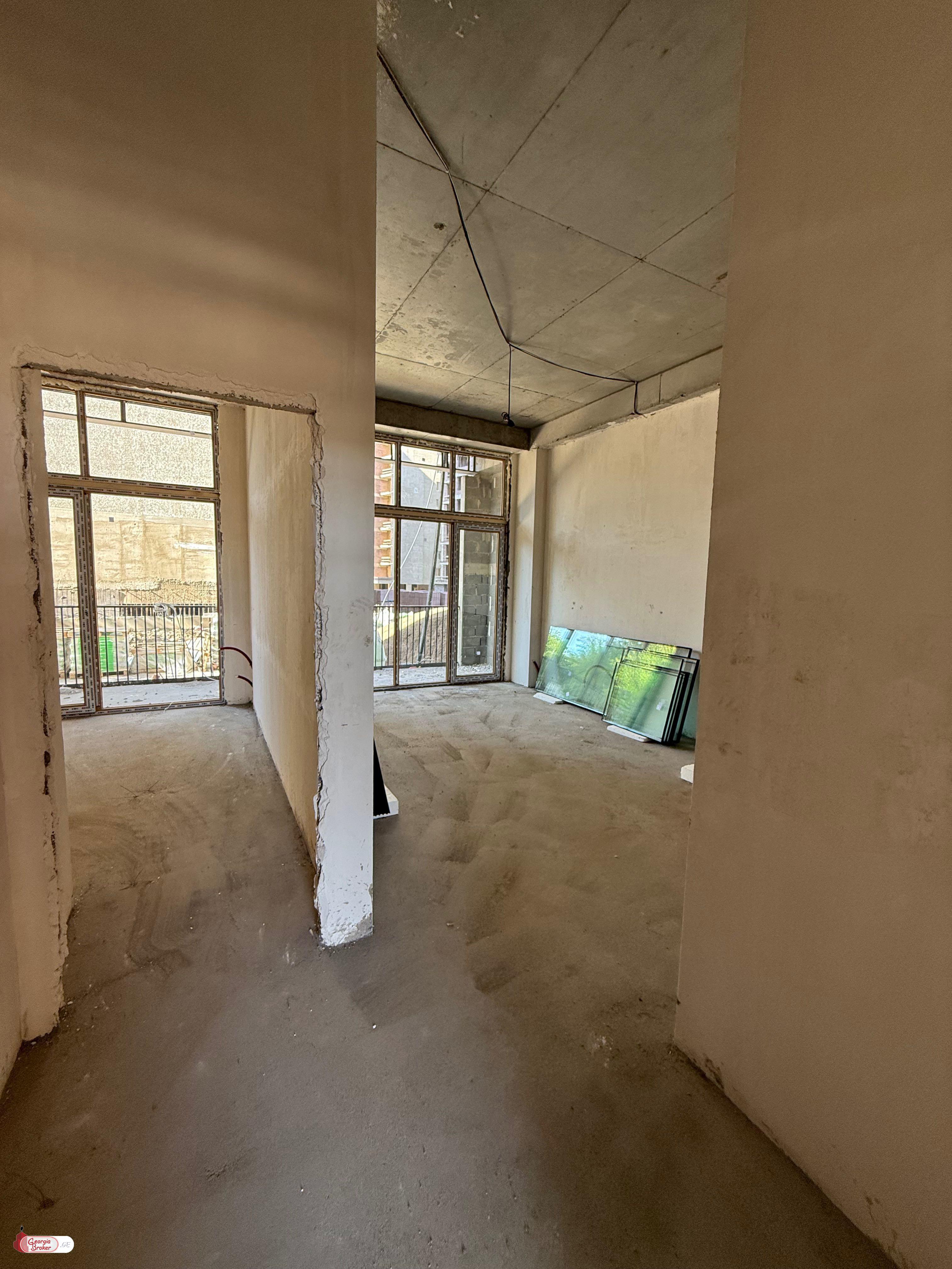 nearly repaired 2-room apartment for sale