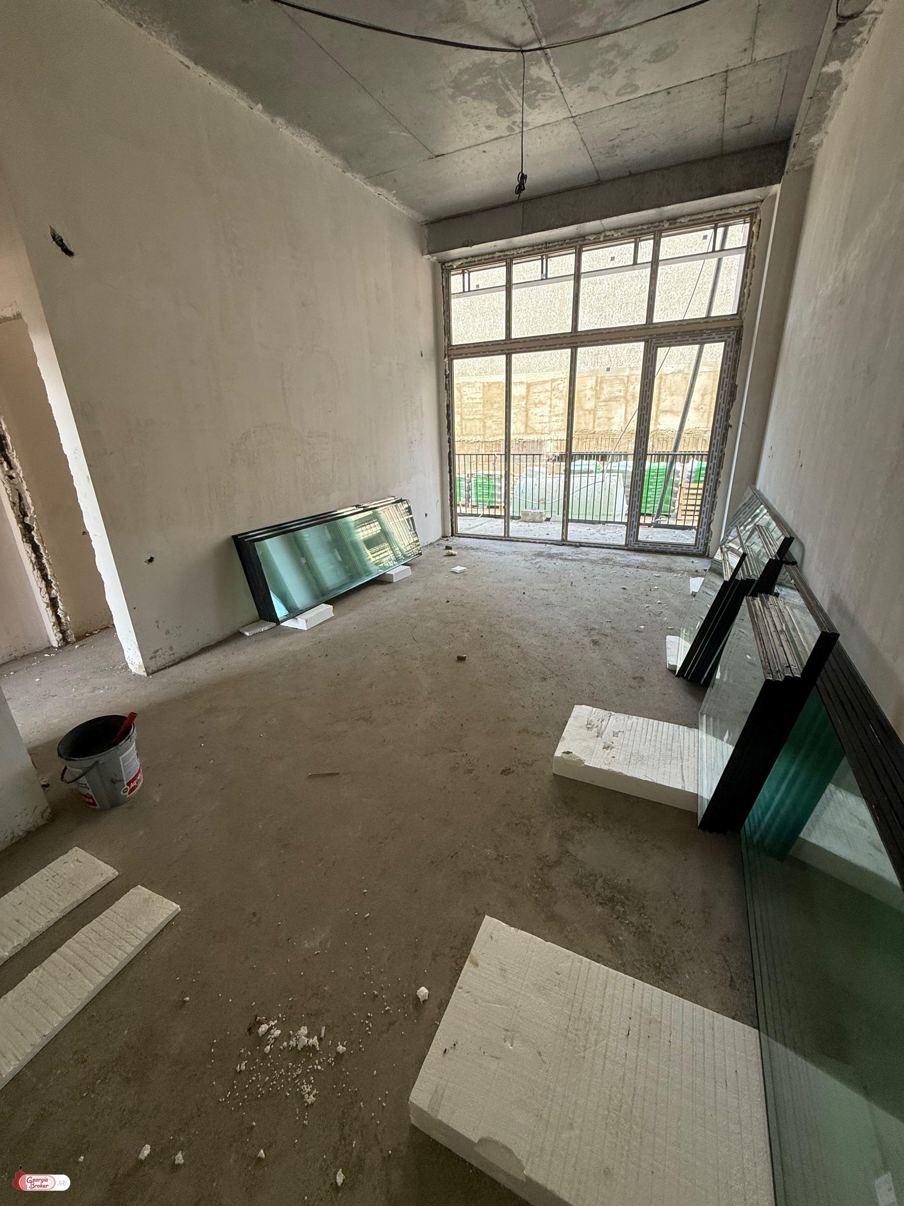 nearly repaired 2-room apartment for sale