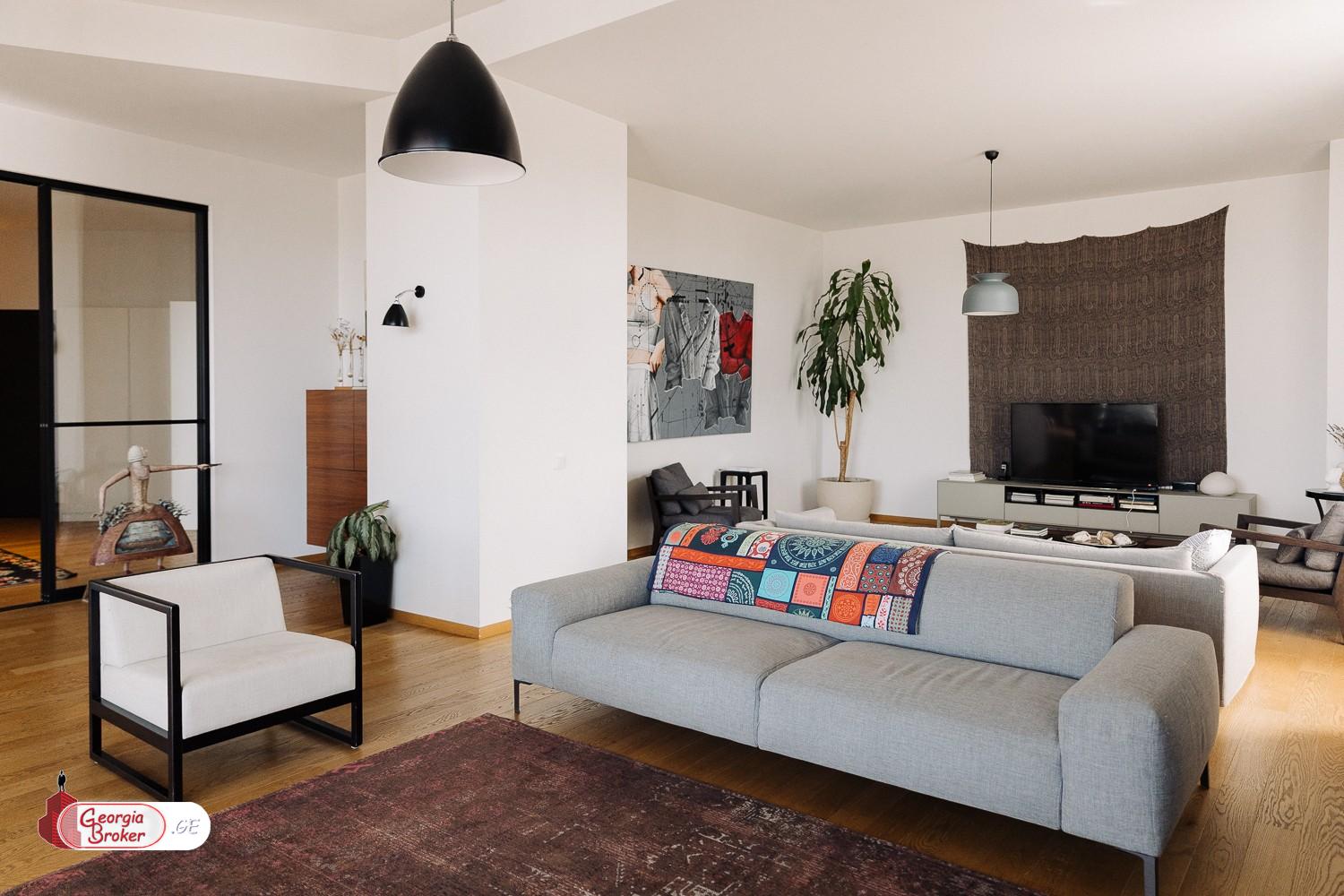 nearly repaired 8-room apartment for sale