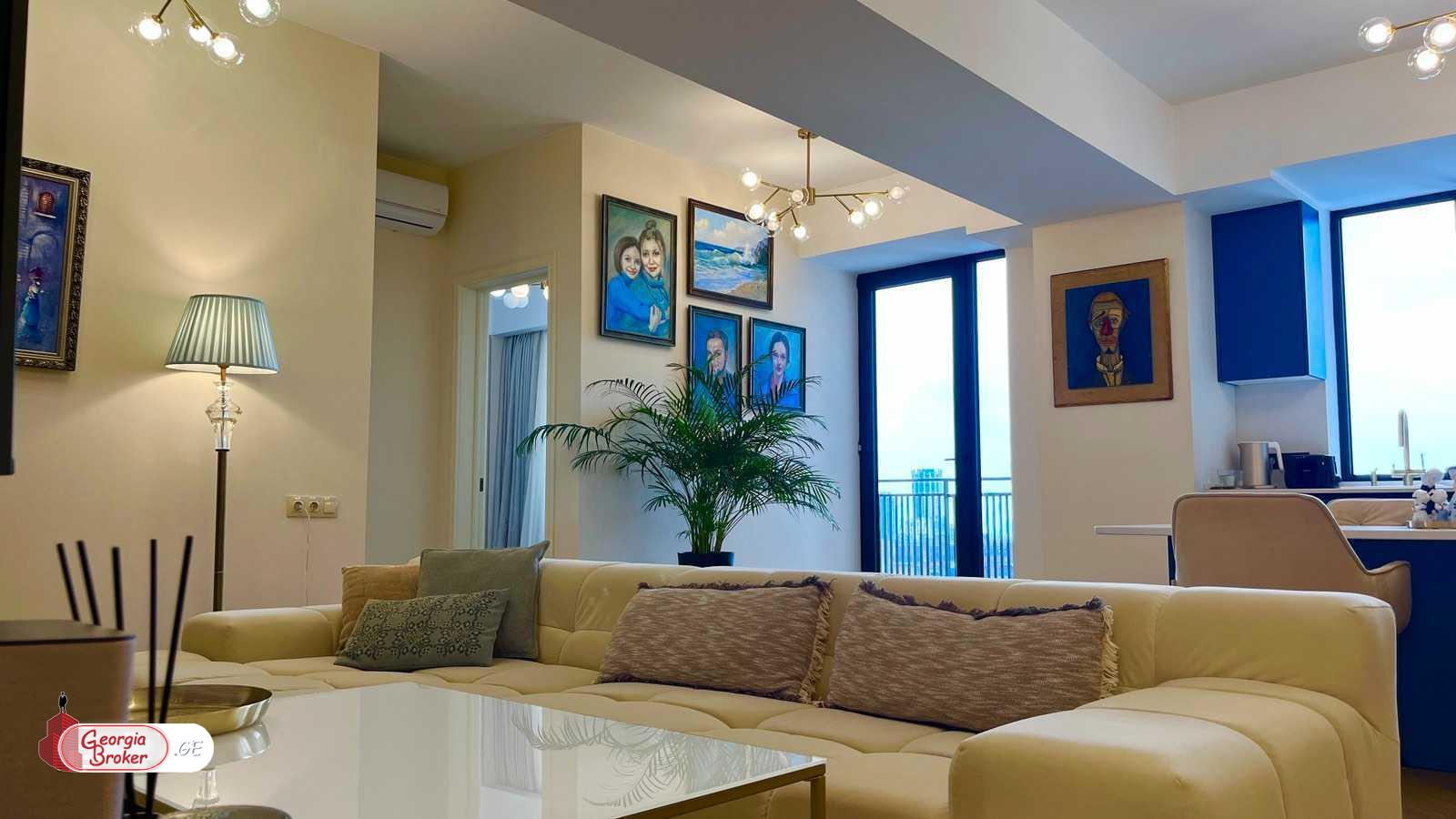 იყიდება ახალი გარემონტებული 3 ოთახიანი ბინა  ვაკეში