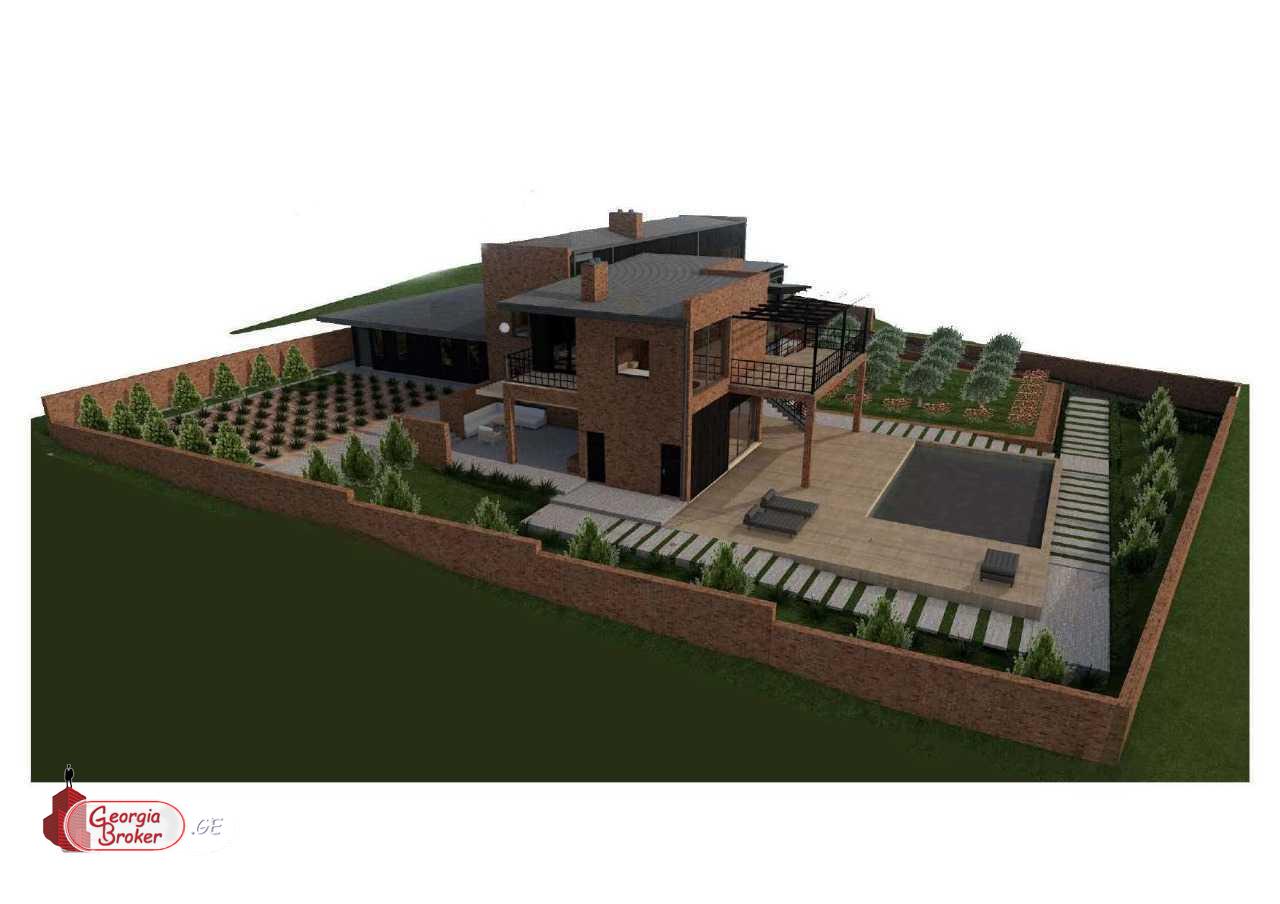 იყიდება ახალი აშენებული 9 ოთახიანი სახლი ბულაჩაურში