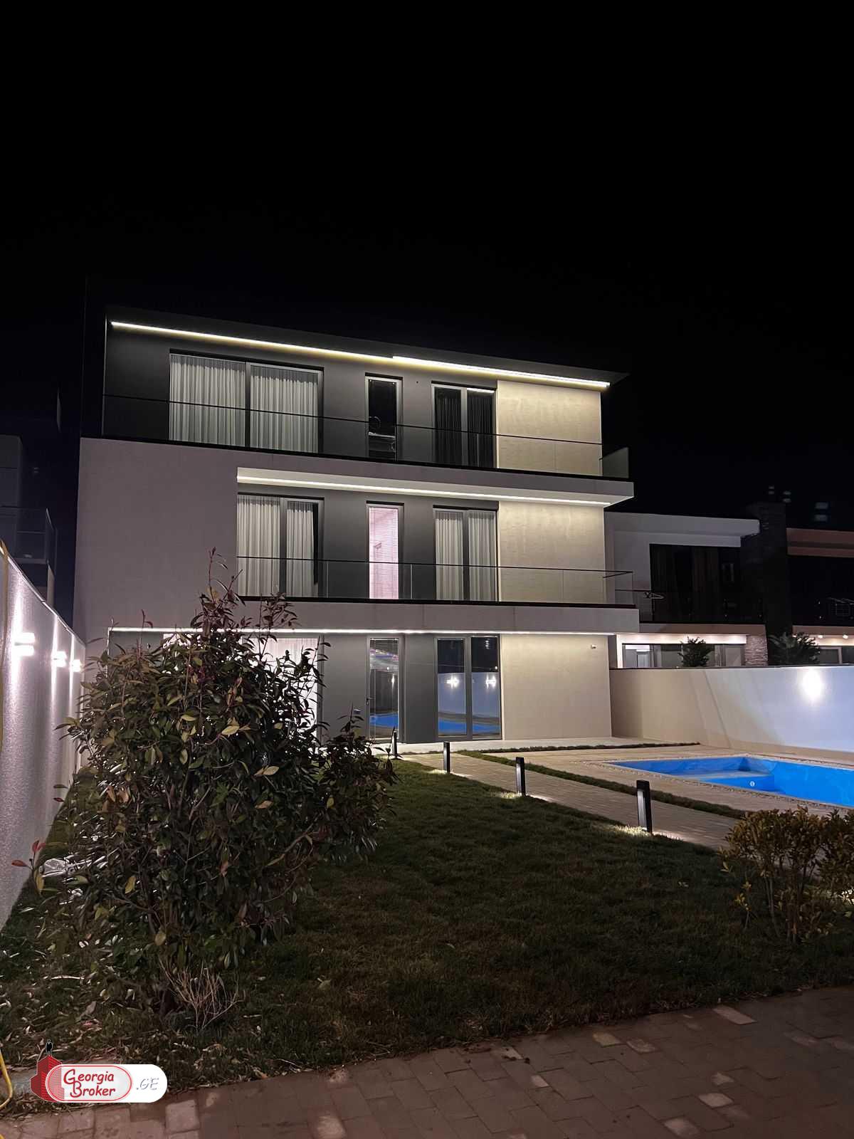 ქირავდება ახალი გარემონტებული 9 ოთახიანი სახლი დიდ დიღომში