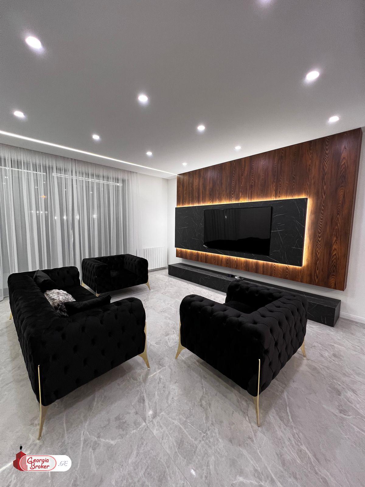 ქირავდება ახალი გარემონტებული 9 ოთახიანი სახლი დიდ დიღომში