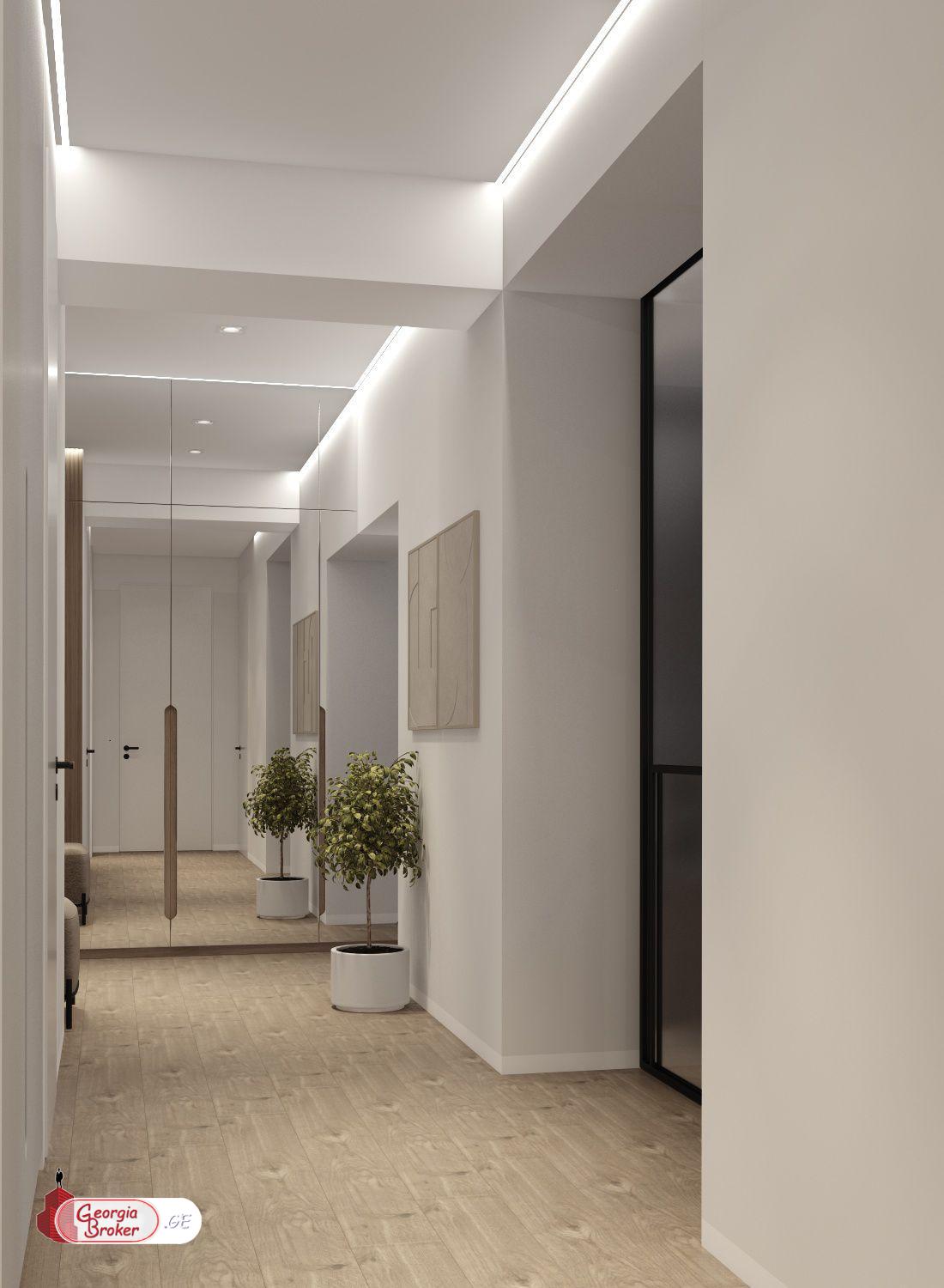 nearly repaired 5-room apartment for rent