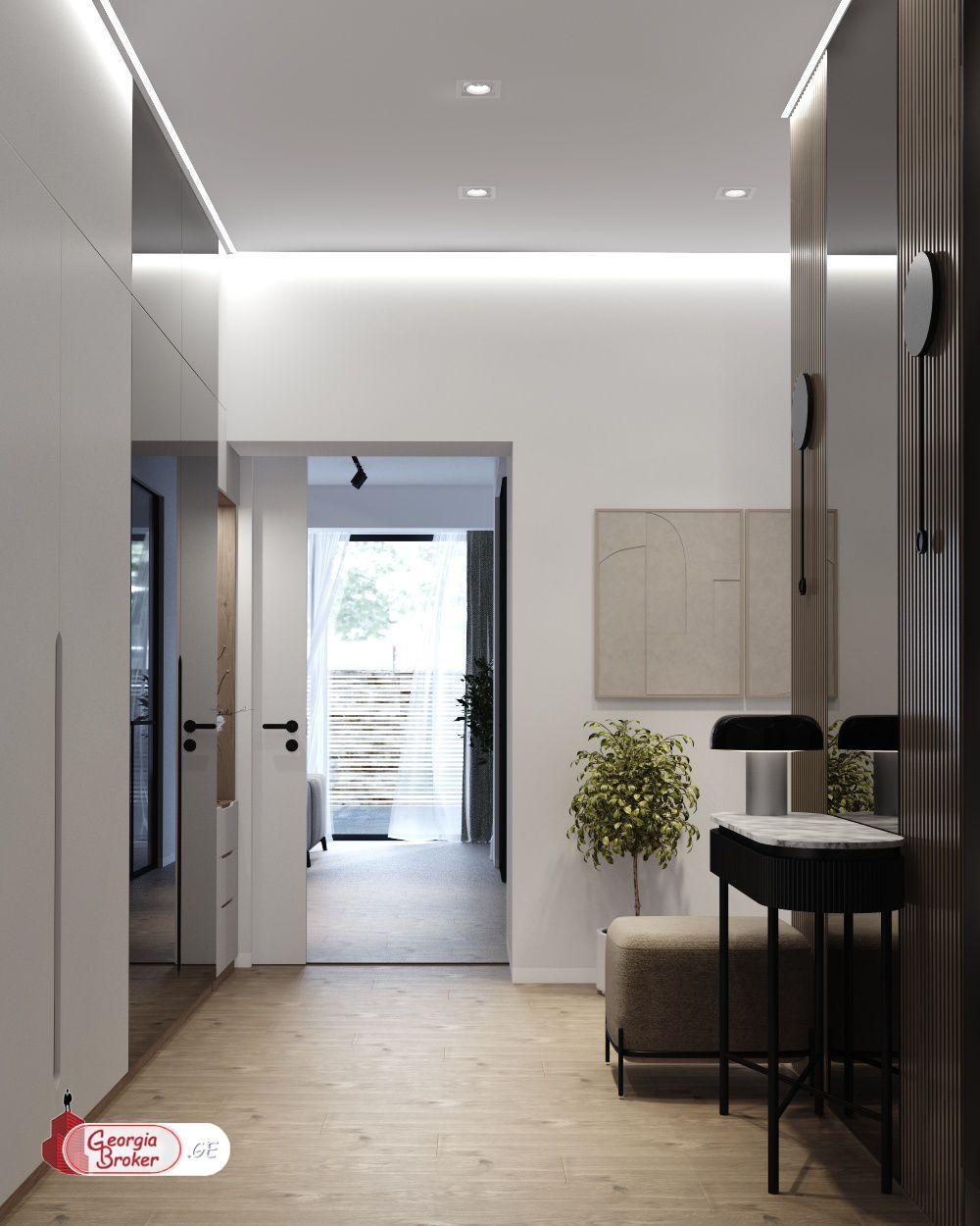 nearly repaired 5-room apartment for rent