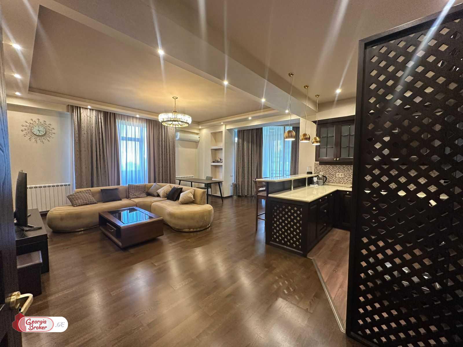 nearly repaired 5-room apartment for sale