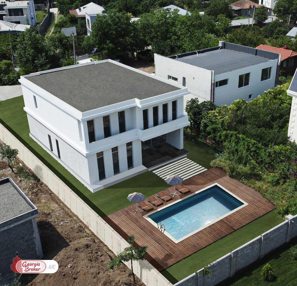 nearly repaired 8-room house for sale